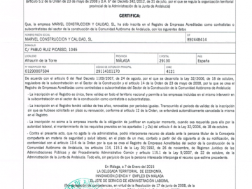marvel certificado
